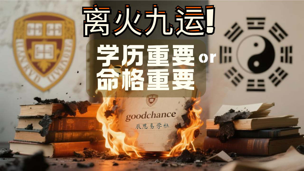 九紫離火運了，是學歷重要還是命格重要